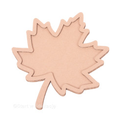 Liść klonu mały - Wysypywanka sensoryczna - pomoc montessori