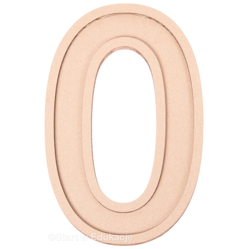 Cyfra 0 - Wysypywanka sensoryczna