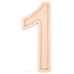 Cyfra 1 - Wysypywanka sensoryczna