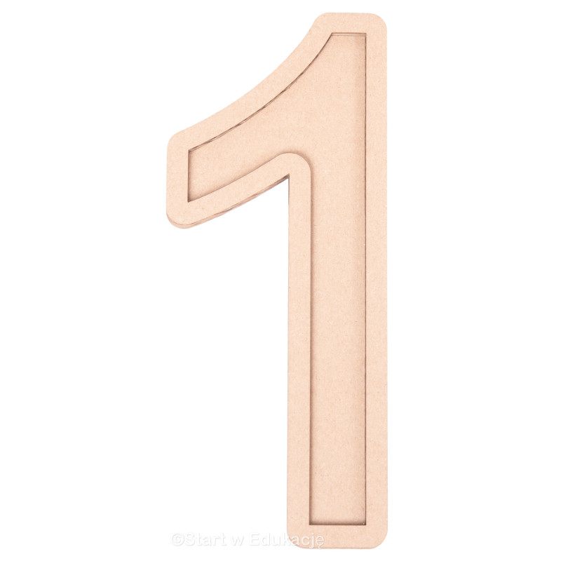 Cyfra 1 - Wysypywanka sensoryczna