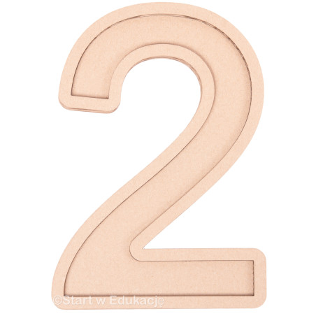 Cyfra 2 - Wysypywanka sensoryczna