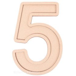 Cyfra 5 - Wysypywanka sensoryczna