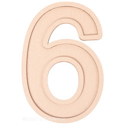 Cyfra 6 - Wysypywanka sensoryczna