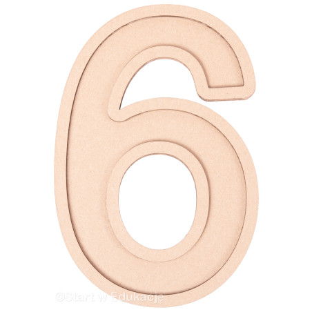 Cyfra 6 - Wysypywanka sensoryczna