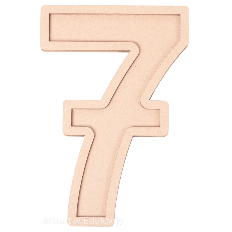 Cyfra 7 - Wysypywanka sensoryczna