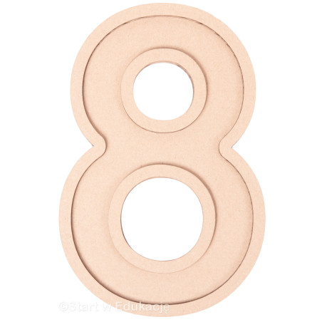 Cyfra 8 - Wysypywanka sensoryczna