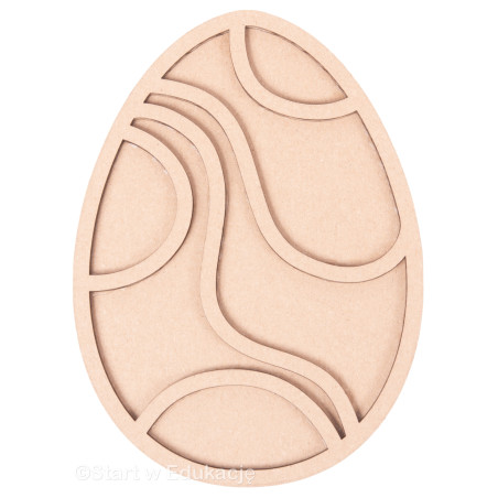 Pisanka jajko - Wysypywanka sensoryczna Wielkanoc