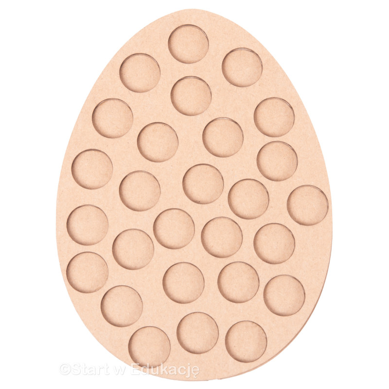 Pisanka jajko - Terapia ręki - Wysypywanka sensoryczna Wielkanoc