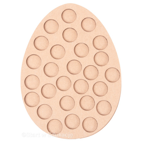 Pisanka jajko - Terapia ręki - Wysypywanka sensoryczna Wielkanoc