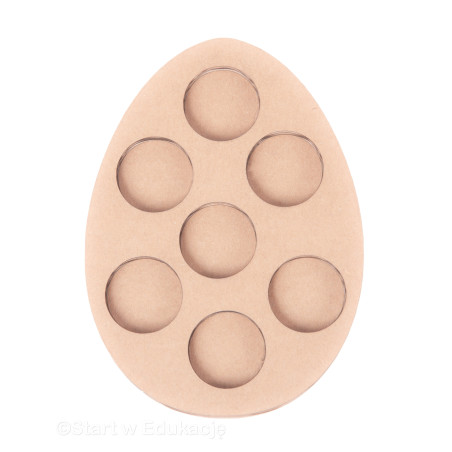 Mała Pisanka jajko - Terapia ręki - Wysypywanka sensoryczna Wielkanoc