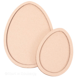 Mała Pisanka pusta jajko - Wysypywanka sensoryczna Wielkanoc