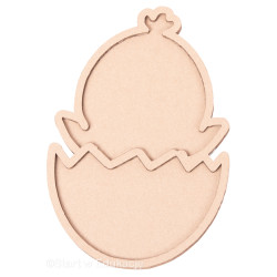 Wielkanoc jajko kurczak pisklak - Wysypywanka sensoryczna Wielkanoc