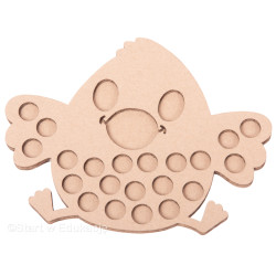 Wielkanoc wesoły kurczak pisklak - Terapia ręki - Wysypywanka sensoryczna Wielkanoc