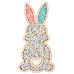 Wielkanoc króliczek królik zajączek zając - Wysypywanka sensoryczna Wielkanoc