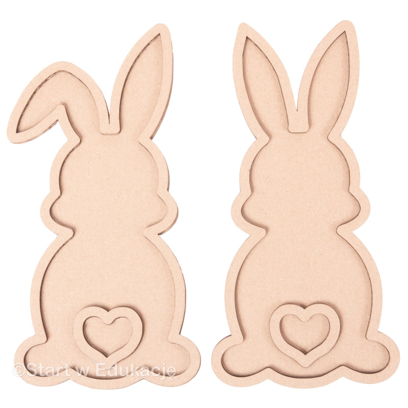 Wielkanoc Zestaw króliczek królik zajączek zając - Wysypywanka sensoryczna Wielkanoc