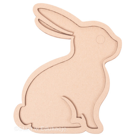 Wielkanoc króliczek królik zajączek zając - Wysypywanka sensoryczna Wielkanoc