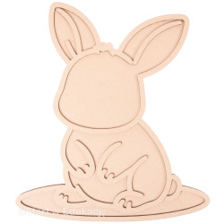 Wielkanoc DUŻY króliczek królik zajączek zając - Wysypywanka sensoryczna Wielkanoc