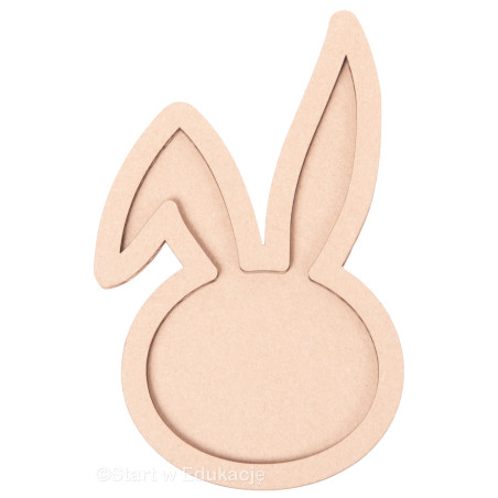 Wielkanoc króliczek królik zajączek zając uszy - Wysypywanka sensoryczna Wielkanoc