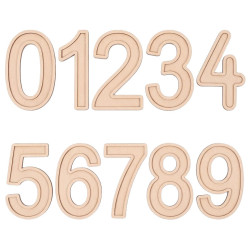 Zestaw 10 cyfr - Wysypywanka sensoryczna