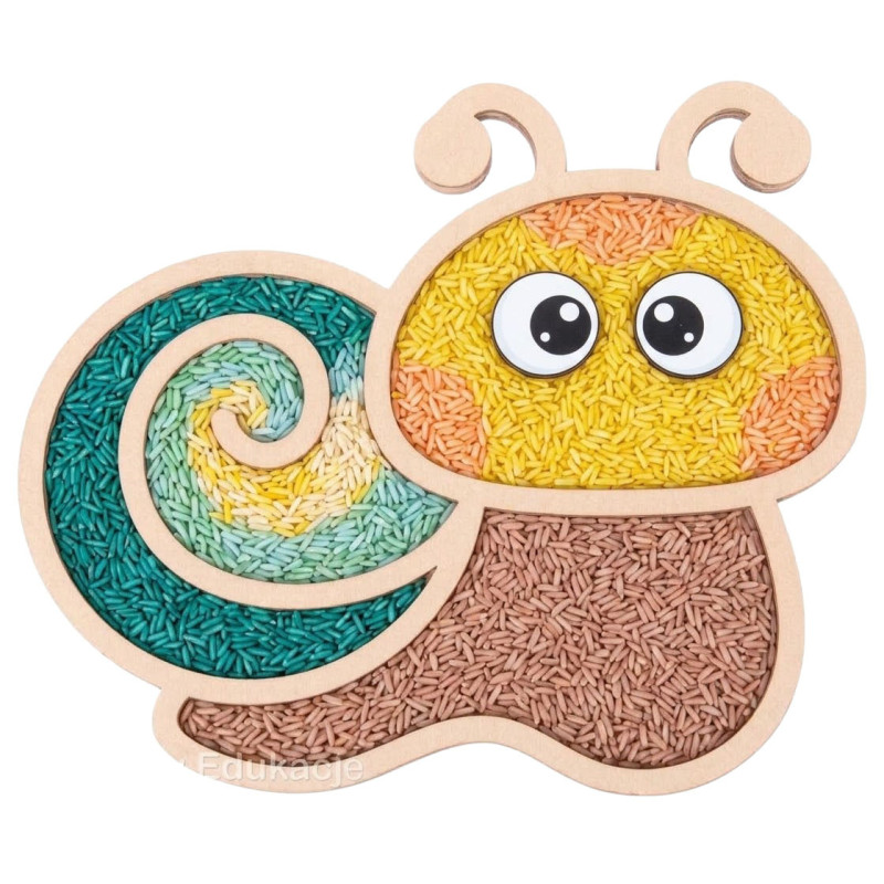 Ślimak - Wysypywanka sensoryczna