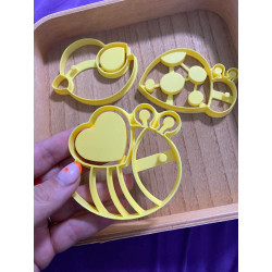 Foremki łąka - 3 szt