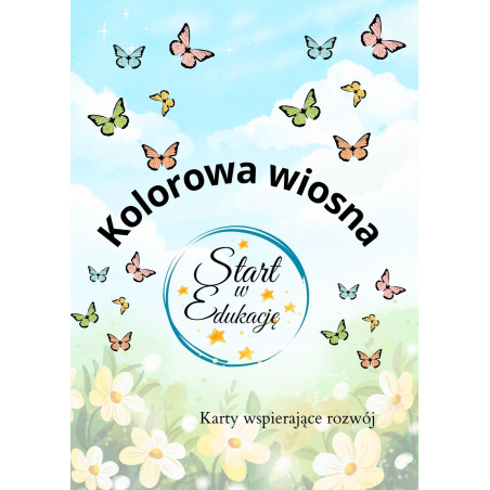 Kolorowa wiosna - karty wspierające rozwój